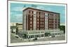 Fond Du Lac, Wisconsin - Hotel Retlaw Exterior-Lantern Press-Mounted Art Print