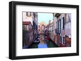 Fondamenta Mori, Madonna Dell'orto Church in the Background.-Stefano Amantini-Framed Photographic Print