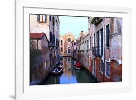 Fondamenta Mori, Madonna Dell'orto Church in the Background.-Stefano Amantini-Framed Photographic Print