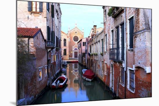 Fondamenta Mori, Madonna Dell'orto Church in the Background.-Stefano Amantini-Mounted Photographic Print