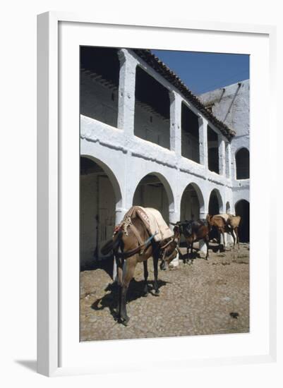 Fondouk, Chefchaouen, Morocco-Vivienne Sharp-Framed Photographic Print