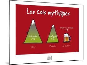 Fondus de montagne - Cols mythiques-Sylvain Bichicchi-Mounted Art Print