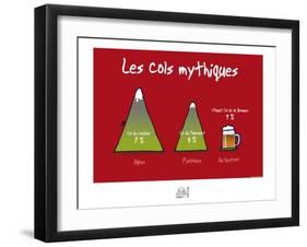 Fondus de montagne - Cols mythiques-Sylvain Bichicchi-Framed Art Print