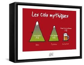 Fondus de montagne - Cols mythiques-Sylvain Bichicchi-Framed Stretched Canvas