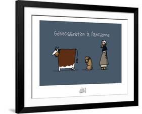 Fondus de montagne - Géolocalisation-Sylvain Bichicchi-Framed Art Print