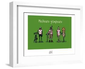 Fondus de montagne - Meilleurs grimpeurs-Sylvain Bichicchi-Framed Art Print