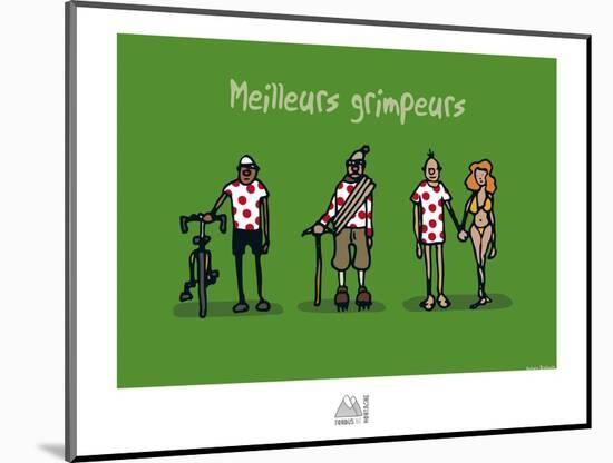 Fondus de montagne - Meilleurs grimpeurs-Sylvain Bichicchi-Mounted Art Print