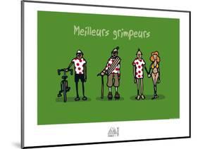 Fondus de montagne - Meilleurs grimpeurs-Sylvain Bichicchi-Mounted Art Print