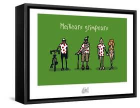 Fondus de montagne - Meilleurs grimpeurs-Sylvain Bichicchi-Framed Stretched Canvas