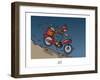 Fondus de montagne - Rapid'fondue-Sylvain Bichicchi-Framed Art Print