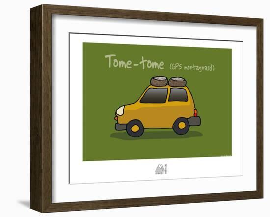 Fondus de montagne - Tome-tome-Sylvain Bichicchi-Framed Art Print