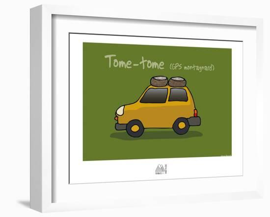 Fondus de montagne - Tome-tome-Sylvain Bichicchi-Framed Art Print