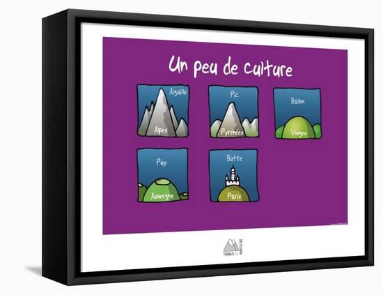 Fondus de montagne - Un peu de culture-Sylvain Bichicchi-Framed Stretched Canvas