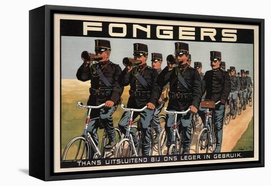 Fongers Cycles, 1915-F. G. Schlette-Framed Stretched Canvas