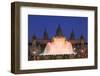 Font Magica (Magic Fountain) at Palau Nacional (Museu Nacional d'Art de Catalunya), Montjuic, Barce-Markus Lange-Framed Photographic Print