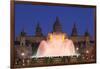 Font Magica (Magic Fountain) at Palau Nacional (Museu Nacional d'Art de Catalunya), Montjuic, Barce-Markus Lange-Framed Photographic Print