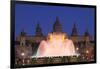 Font Magica (Magic Fountain) at Palau Nacional (Museu Nacional d'Art de Catalunya), Montjuic, Barce-Markus Lange-Framed Photographic Print