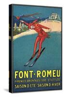Font-Romeu Ski-null-Stretched Canvas