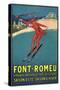 Font-Romeu Ski-null-Stretched Canvas