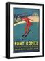 Font-Romeu Ski-null-Framed Art Print