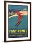 Font-Romeu Ski-null-Framed Art Print