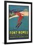 Font-Romeu Ski-null-Framed Art Print