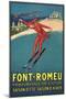 Font-Romeu Ski-null-Mounted Art Print