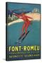 Font-Romeu Ski-null-Stretched Canvas