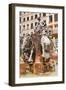 Fontaine Bartholdi in Place Des Terreaux, Lyon, Rhone, Rhone-Alpes, France, Europe-Mark Sunderland-Framed Photographic Print