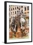 Fontaine Bartholdi in Place Des Terreaux, Lyon, Rhone, Rhone-Alpes, France, Europe-Mark Sunderland-Framed Photographic Print