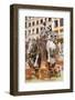 Fontaine Bartholdi in Place Des Terreaux, Lyon, Rhone, Rhone-Alpes, France, Europe-Mark Sunderland-Framed Photographic Print