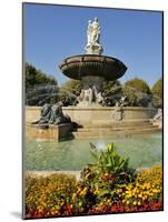 Fontaine De La Rotonde (Rotunda Fountain), Aix-En-Provence, Bouches-Du-Rhone, Provence, France, Eur-Peter Richardson-Mounted Photographic Print