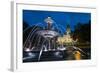 Fontaine de Tourny, Quebec City, Province of Quebec, Canada, North America-Michael Snell-Framed Photographic Print