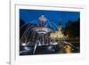 Fontaine de Tourny, Quebec City, Province of Quebec, Canada, North America-Michael Snell-Framed Photographic Print