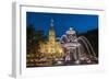 Fontaine de Tourny, Quebec City, Province of Quebec, Canada, North America-Michael Snell-Framed Photographic Print