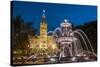 Fontaine de Tourny, Quebec City, Province of Quebec, Canada, North America-Michael Snell-Stretched Canvas