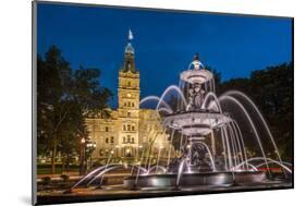 Fontaine de Tourny, Quebec City, Province of Quebec, Canada, North America-Michael Snell-Mounted Photographic Print