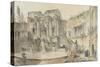 Fontaine monumentale-Hubert Robert-Stretched Canvas