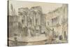 Fontaine monumentale-Hubert Robert-Stretched Canvas