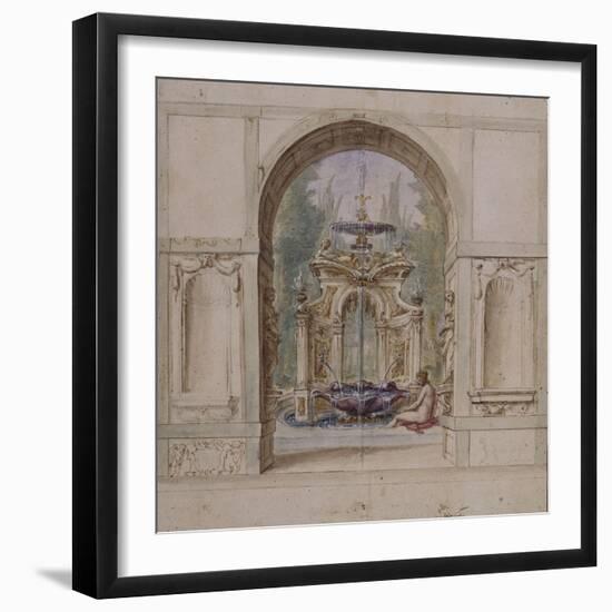 Fontaine-Fabrizio Boschi-Framed Giclee Print