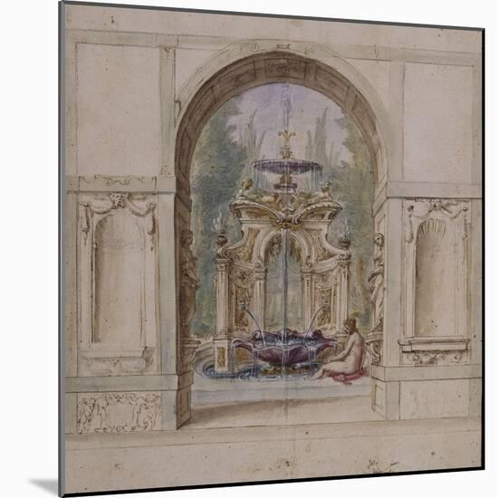 Fontaine-Fabrizio Boschi-Mounted Giclee Print