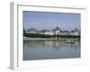 Fontainebleau : Façades donnant sur le grand parterre, avec au centre un bassin ; jardins de Le-null-Framed Giclee Print