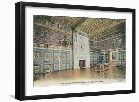 Fontainebleau Palace, Salon of the Guards-null-Framed Art Print