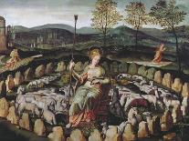 St. Genevieve Guarding Her Flock-Fontainebleau School-Laminated Giclee Print