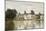 Fontainebleau - View of the Chateau and Lake-Jean-Baptiste-Camille Corot-Mounted Giclee Print