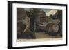 Fontainebleu, La Foret, Le Rocher De Milet Et De Rousseau-null-Framed Giclee Print