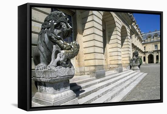 Fontana Court, Palace of Fontainebleau-null-Framed Stretched Canvas