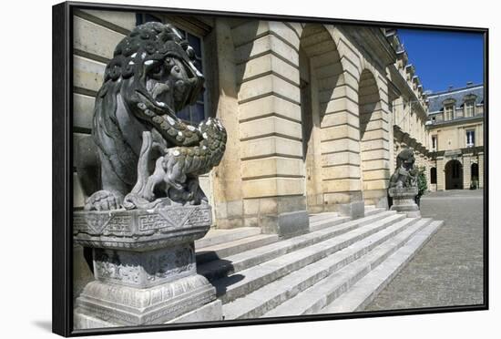 Fontana Court, Palace of Fontainebleau-null-Framed Photographic Print