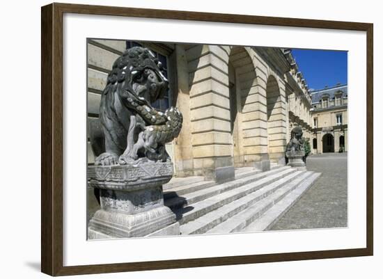 Fontana Court, Palace of Fontainebleau-null-Framed Photographic Print