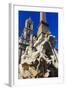 Fontana Dei Quattro Fiumi-Eleanor Scriven-Framed Photographic Print